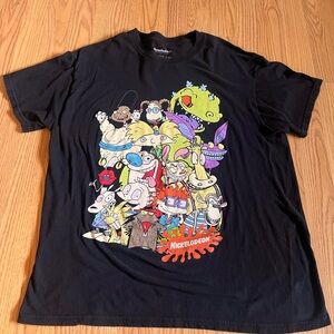 Nickelodeon Black Cotton Tee